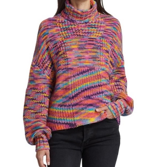 STAUD Women’s Benny Knit Turtleneck Sweater - Picture 1 of 7